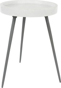 Okrúhly odkladací stolík s mramorovou doskou ø 33 cm Karrara – White Label