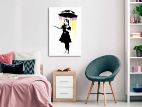 Obraz - Dievča s dáždnikom 60x90