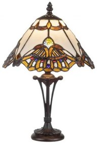 Vitrážová nočná lampa GOLD 38*Ø25