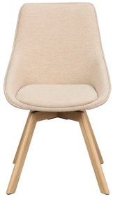 Béžové jedálenské stoličky v súprave 2 ks Alison – Rowico