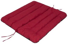 Vankúš na hojdačku ANIA 120 cm pásiky, červený