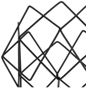 Závesné svietidlo Stella Spider, 3x čierne drôtené tienidlo