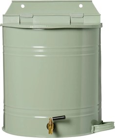 Ib Laursen Nástenná nádrž na vodu s kohútikom a mydelničkou Green 10,5 l