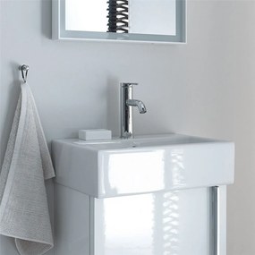 DURAVIT Vero Air umývadlo do nábytku s otvorom, s prepadom, 500 x 470 mm, biela, s povrchom WonderGliss, 23505000001