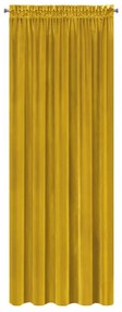 Dekorstudio Dekoračný záves SAMANTA na riasiacu pásku - horčicový Rozmer závesu: 140x270cm