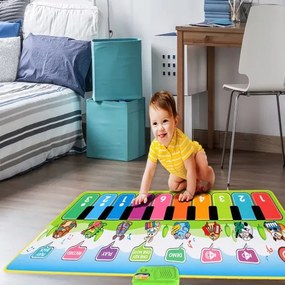INTERAKTÍVNA TANEČNÁ PODLOŽKA PRE DETI SO ZVIERATKAMI A NAHRÁVANÍM