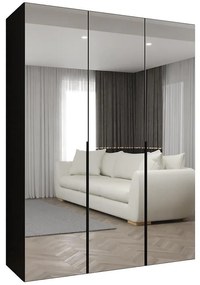 Skriňa Alicante III 150 čierna