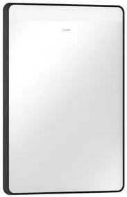 Led zrkadlo s infračerveným senzorom Hansgrohe Xarita Lite Q 50x70 cm čierna matná 54969670