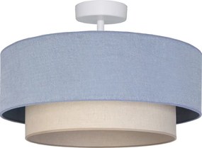 BRILAGI - LED prisadený luster BOHO ECO 1xE27/10W/230V priemer 40 cm modrá/krémová