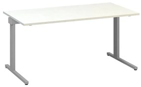 Stôl ProOffice C 80 x 160 cm, biela