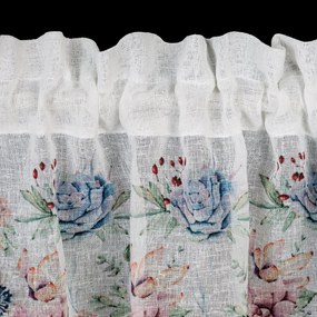 KRÁTKA ZÁCLONA NA PÁSKE DORA 150X30 CM VIACFAREBNÁ