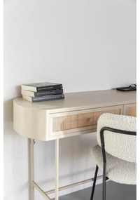 Béžový konzolový stolík 40x120 cm Amaya – White Label