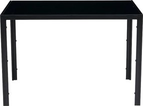 Jedálenský set 4x stolička + stôl Catini Austin - Čierna