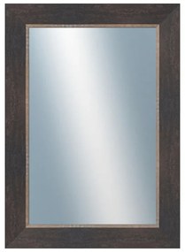 DANTIK - Zrkadlo v rámu, rozmer s rámom 50x70 cm z lišty TOMAS čierna veľká (3031)