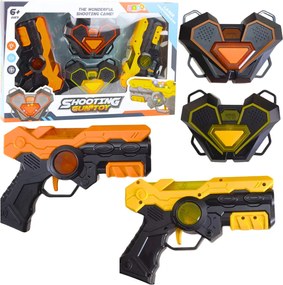 LEAN Toys Laserové paintballové zbrane Infračervené štíty Svetlá Zvuky