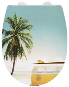 Záchodová doska s automatickým zatváraním 36,5 x 45 cm Corbara – Wenko