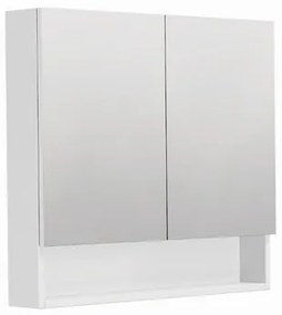 Zrkadlová skrinka SAT Cubeway 80x14x72 cm lamino biela lesk GALCU80BL, 1 ks