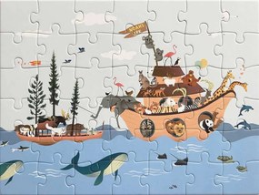 ViSSEVASSE Detské puzzle Noah's ark 42 dílků