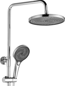 Rea Rebel, sprchový-vaňový set s dažďovou a ručnou sprchovou hlavicou, chrómová, REA-P2415