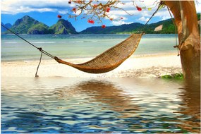 Obraz - Relax na pláži (90x60 cm)