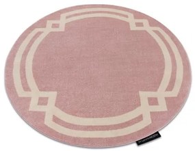 Okrúhly koberec HAMPTON Lux ružová Veľkosť: kruh 120 cm