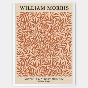 Plagát Willow Bough in Red | William Morris