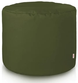 Taburetka Cilindro tmavozelená OUTDOOR