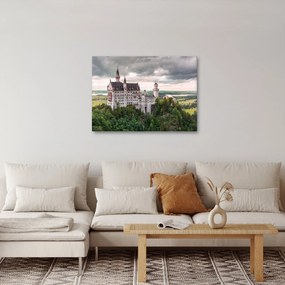 Obraz - Zámok na skalách (70x50 cm)