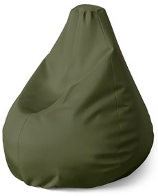 Sablio Sedací vak Pear Olivovozelená - 70 x 95 x 15 cm