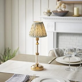 Endon 114838 - LED Stm. nabíjacia stolná lampa MORTON LED/1,5W/5V mosadz/zelená