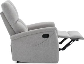 Polohovacie kreslo sivé TV-916 SIL2