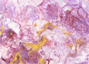 Obraz - Ružová abstrakcia (70x50 cm)