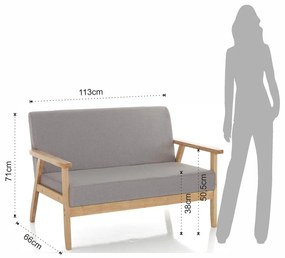 Pohovka 113 cm Teresa – Tomasucci