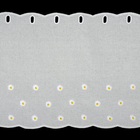KRÁTKA ZÁCLONA NA PÚTKACH BELLIS 150X70 CM KVETY