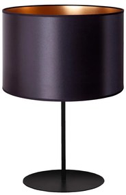 Duolla Duolla - Stolná lampa CANNES 1xE14/15W/230V 20 cm čierna/medená DU603003