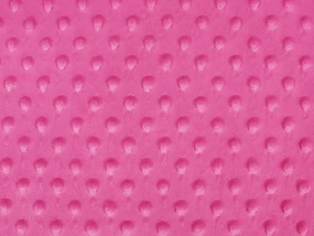 Biante Hrejivé posteľné obliečky Minky 3D bodky MKP-020 Ružovo fialové Predĺžené 140x220 a 70x90 cm