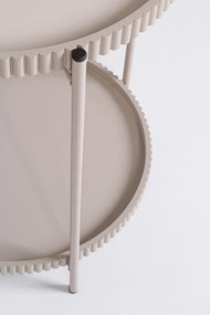 Kovový okrúhly odkladací stolík ø 42 cm Herdys – Yes Everyday