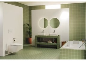 Roca A3270ML000 - Keramické umývadlo GAP 39x37 cm na dosku, biele