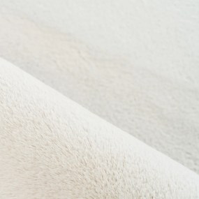 Ayyildiz 200x200 (průměr) kruh cm Kusový koberec Pouffy 5100 Cream kruh, biela, obývacia izba
