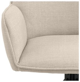 Otočné jídelní křeslo Glenda béžové