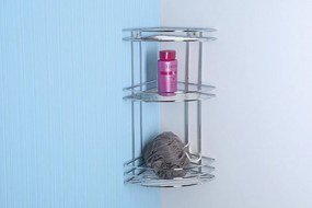 Aqualine Aqualine, dvojitý závesný háčik na sprchové zásteny, 37030