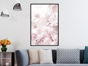 Artgeist Plagát - Fluffy Peonies [Poster] Veľkosť: 30x45, Verzia: Čierny rám s passe-partout