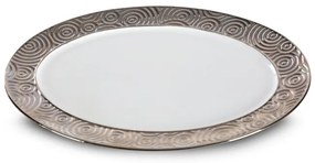 Podnos ALTEA 02 biely / strieborný