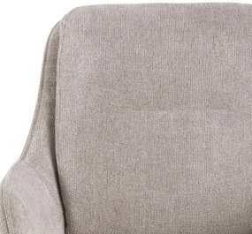 Otočná jídelní křeslo CARRIE pískově béžové