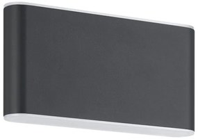 Eglo 901026 - LED Vonkajšie nástenné svietidlo GRUTTI 2xLED/5,8W/230V IP65