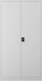 Vysoká sivá kovová kancelárska skriňa, 1150x2200x400 mm: : JAN II H2200