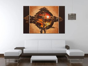 Gario Ručne maľovaný obraz Sférický strom Rozmery: 70 x 100 cm