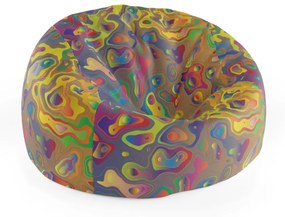 Sablio Sedací vak Cocoon Barevné skvrny - 115 x 75 cm x 45 cm