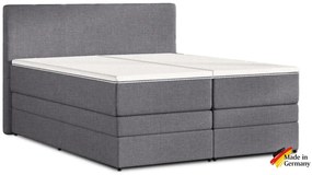 Kontinentálna posteľ Emma Premium boxspring 200x180 (typ II), tm. sivá (sawana 21)