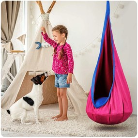 Závesné kreslo Cocoon Neo-Sport ružové
